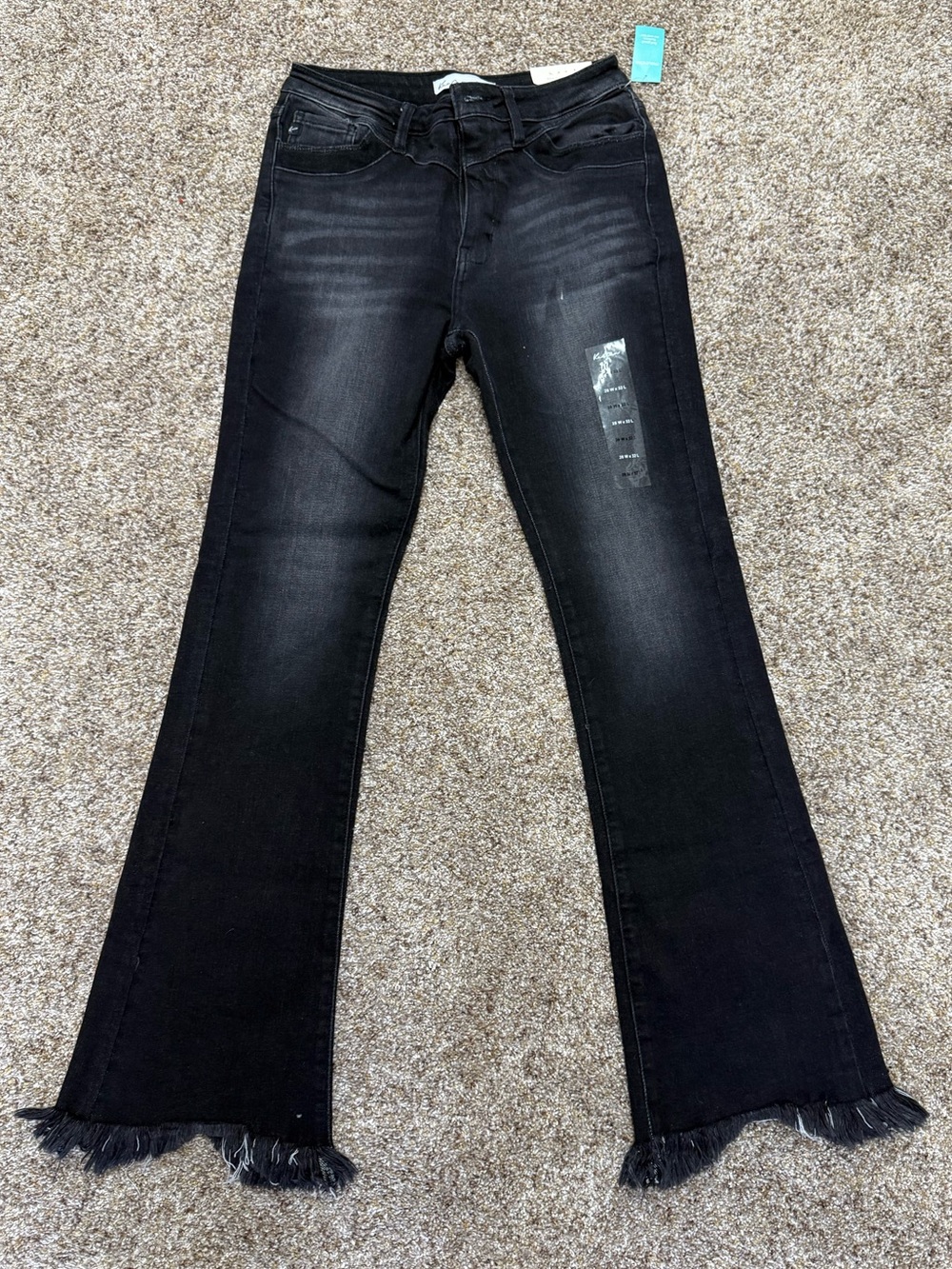 KanCan Black Frayed Hem jeans